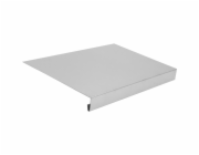 Okapnice řezaná na míru, přírodní hliník, 250 mm x 2000 mm