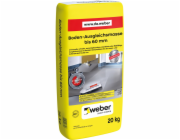 Vyrovnávací hmota na podlahy Weber do 60 mm 20 kg