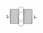 Kirchhoff dvojitá nipl 33,3 mm (1" AG) prázdná
