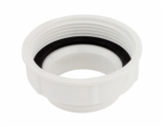 Kirchhoff redukce 44,9 mm (1 1/2" vnitřní závit) x 41,9 mm (1 1/4" vnější závit) Bílá