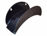 LUX-TOOLS Nástěnný držák hadice, kovový, černý
