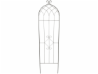 Oblouková ozdoba Trellis 180 cm x 48 cm x 1 cm tmavě šedá