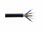 Zemní kabel NYY-J 5 x 1,5 černý 1 m