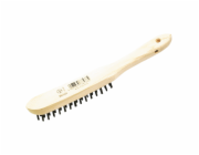 LUX-TOOLS Ocelový drátěný kartáč , 3 řady