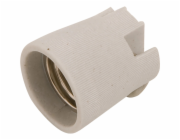 Objímka E27, bílý porcelán