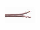 Reproduktorový kabel 2 x 0,75 Průhledný 10 m