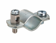 Pollmann Elektrotechnik Uzemňovací svorka, pozinkovaná stříbrná, 13 mm (1/2")