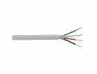 Opláštěný kabel NYM-J 4 x 1,5 šedý 10 m
