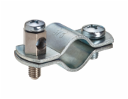 Pollmann Elektrotechnik Uzemňovací svorka, pozinkovaná stříbrná, 15-18 mm (3/8")