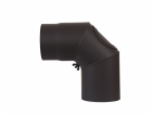 Firefix Ohyb kouřovodu 90°, průměr 120 mm, černý