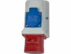 LUX-TOOLS Kombinovaná zásuvka CEE CEE 5pinová IP44 16 A č...