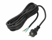 Napájecí kabel se zástrčkou, 5 m, černý