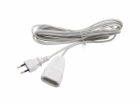 Prodlužovací kabel Euro, bílý, 3 m