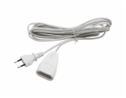 Prodlužovací kabel Euro, bílý, 3 m