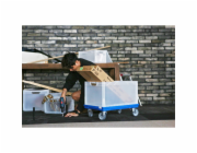 Eurobox-System Vozík Eurobox systém 60 x 40 cm modrý