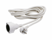 Prodlužovací kabel s ochranným kontaktem, bílý, 3 m