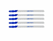LUX-TOOLS Plátky do přímočaré pily Vario s T-stopkou, 5 kusů