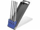 LUX-TOOLS Sada vrtáků SDS-Plus , 4dílná