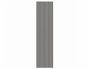 Denpanels Akustický obklad stěny, laminovaný beton šedý MDF/akustická plsť černá, 240 cm