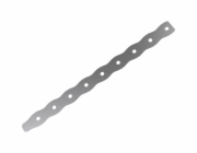 Plochá hmoždinka pro spojování stěn V 4 A z nerezové oceli 300 mm x 30 mm