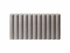 Diephaus kulatá palisádová hrana šedá 50 x 25 x 6 cm
