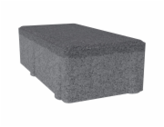 EHL Obdélníkové betonové dlažební kostky, antracit, 20 cm x 10 cm x 6 cm