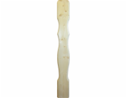 Balkonová deska smrk/jedle zakřivená typ A 980 mm x 120 mm x 18 mm