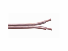 Reproduktorový kabel 2 x 2,5 mm2 průhledný 25 m