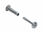 Hettich Spojovací šroub M4 28 mm - 38 mm poniklovaný 10 ks.