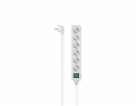 Hama prodlužovací kabel s 6 zásuvkami a vypínačem, bílý, 3 m
