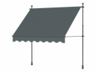 Markýza s úchyty 2,5 m x 1,5 m antracitová