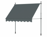 Markýza s úchyty 2,95 m x 1,5 m antracitová