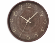 Wall-Art Nástěnné hodiny , průměr kmene stromu 30 cm, vzhled dřeva
