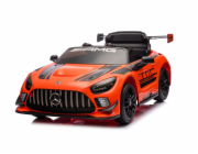 Dětské elektrické autíčko Mercedes AMG GT3, černo/oranžové