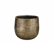 Hrnec Mica Marcus 1155655, keramika, O 18 cm, bronz