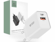 Tech-Protect Nabíječka TECH-PROTECT NC30W 2PORTOVÁ SÍŤOVÁ NABÍJEČKA PD30W/QC3.0 BÍLÁ