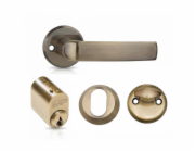 Dveřní klika, venkovní MP MRO-06-35A AB sada, bronz