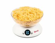 Kuchyňská váha Girmi, PS0401, velký displej, mísa 1,8 l, automatické vypnutí, funkce TARE, 2 x AAA