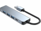 Tech-Protect USB HUB V0-HUB ADAPTÉR 5V1 ŠEDÝ