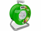 KEL Navíječka bubnů se 4 zásuvkami s/s IP20 /max. 50 m 3x...