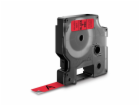 Dymo Páska D1 ORIGINÁL, černá na červené, 12 mm x 7 m (S0...