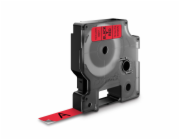 Dymo Páska D1 ORIGINÁL, černá na červené, 12 mm x 7 m (S0720570)
