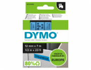 Dymo D1 paska 12 mm x 7 m cerna na modre 45016
