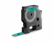 Dymo D1 paska 12 mm x 7 m cerna na zelene 45019