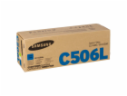 HP - Samsung CLT-C506L High Yield Cyan Toner Cartridge (3...