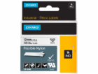 Dymo Rhino Band IND, Nylon 12 mm x 3,5 m cerna na bile