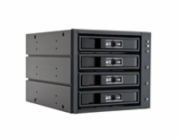 CHIEFTEC SATA/SAS Backplane CBP-3141SAS, 3 x 5.25" bays for 4 SAS/S-ATA HDDs, Hot-Swap, full aluminium