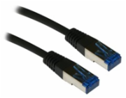 XtendLan patch kabel Cat6A, SFTP, LS0H - 2m, černý