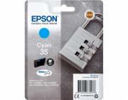 Epson 35 - 9.1 ml - azurová - originální - inkoustová cartridge - pro WorkForce Pro WF-4720, WF-4720DWF, WF-4725DWF, WF-4730, WF-4730DTWF, WF-4740, WF-4740DTWF