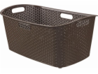 koš na čisté prádlo 47l,60x28x30 hnědý MY STYLE